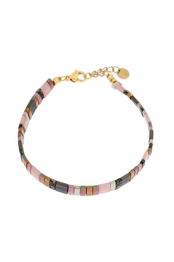 Label Kiki Searis purple bracelet gold