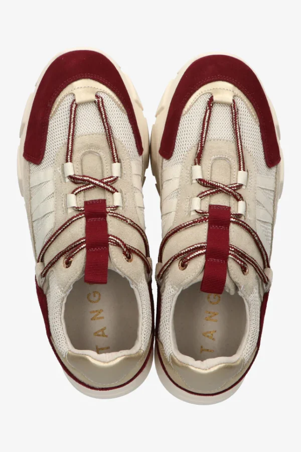 Tango Shoes Sneakers | Kady fat 429-z | Bordeaux/Beige.