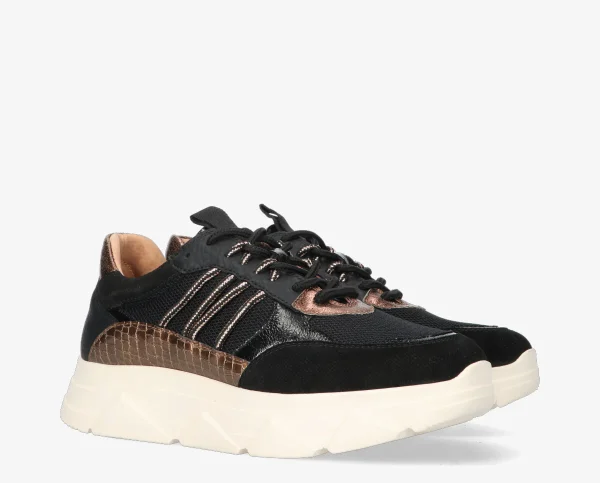 Sneakers | Kady fat 435-r | Black/Bronze - Afbeelding 4