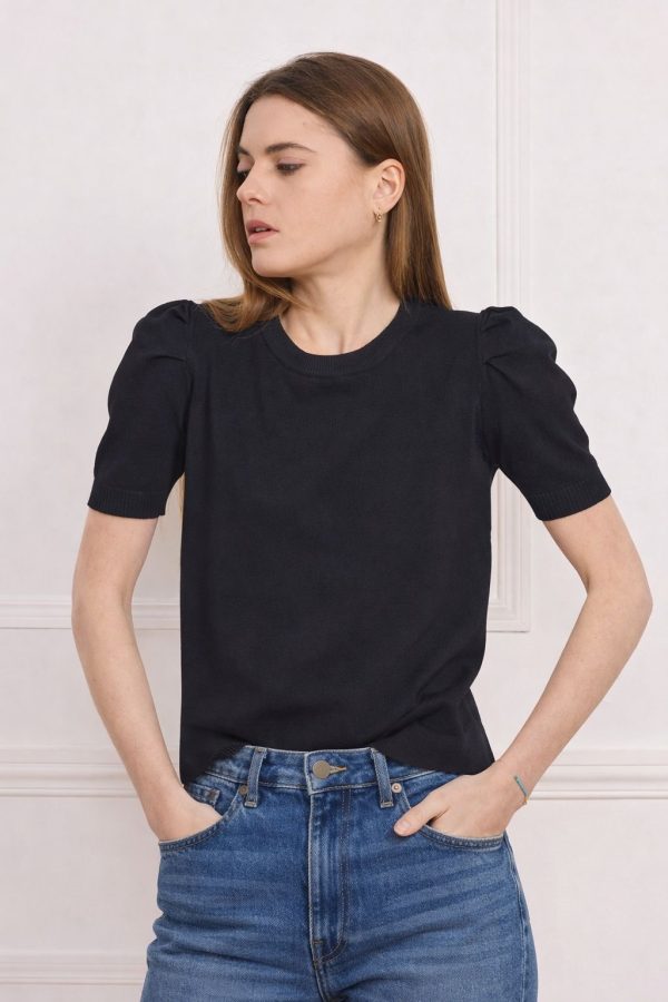 Shirt | Clara | Zwart